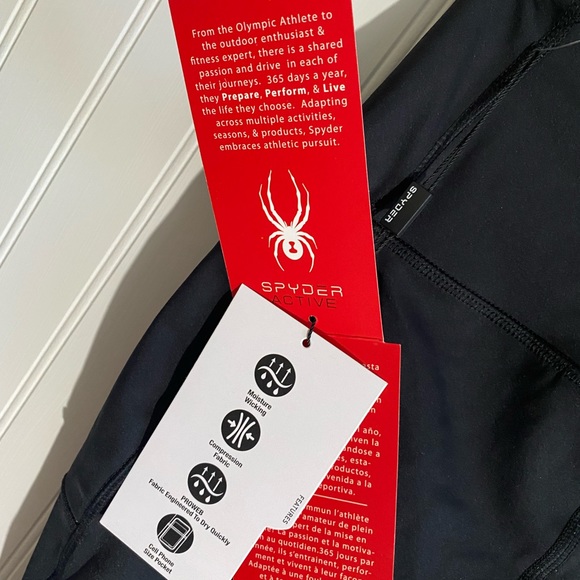 Spider New Active Leggings,S, NWT - Picture 7 of 12